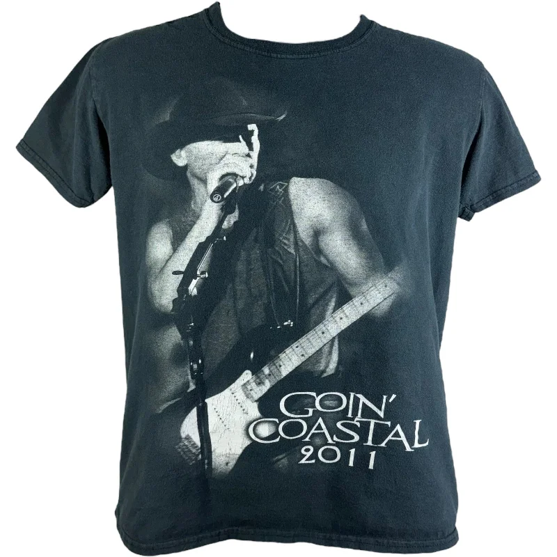 Kenny Chesney Goin' Coastal Tour Tee Embroidered Appliqued Beaded