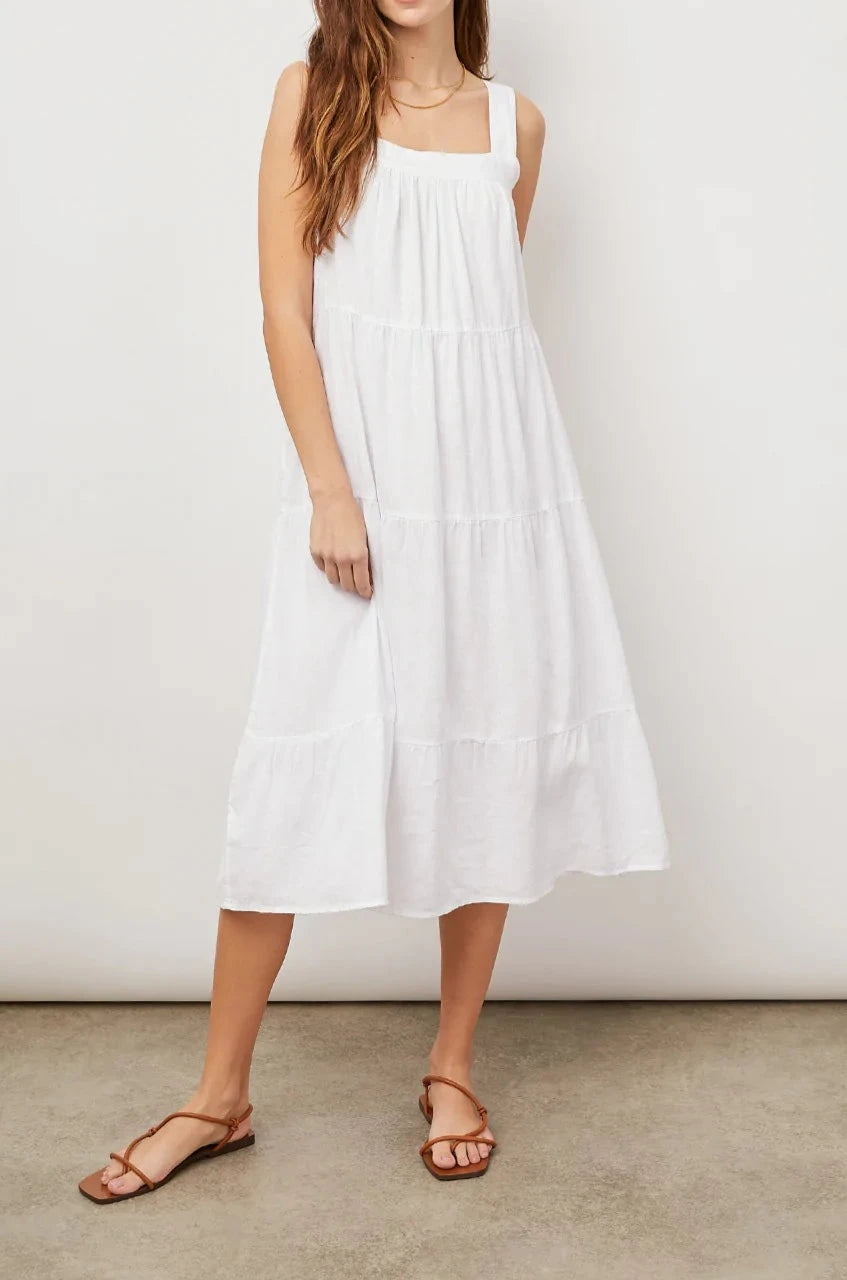 AMAYA DRESS - BRIGHT WHITE